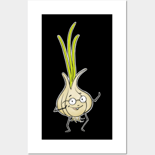 Cute Garlic Posters and Art